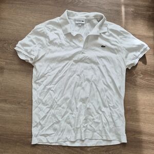 Lacoste Men's Athletic Polo Shirt in White